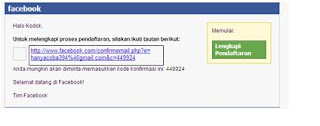 cara mendaftar facebook