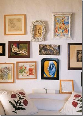 Sandro Chia house in Tuscany