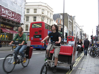 Rickshaw in London