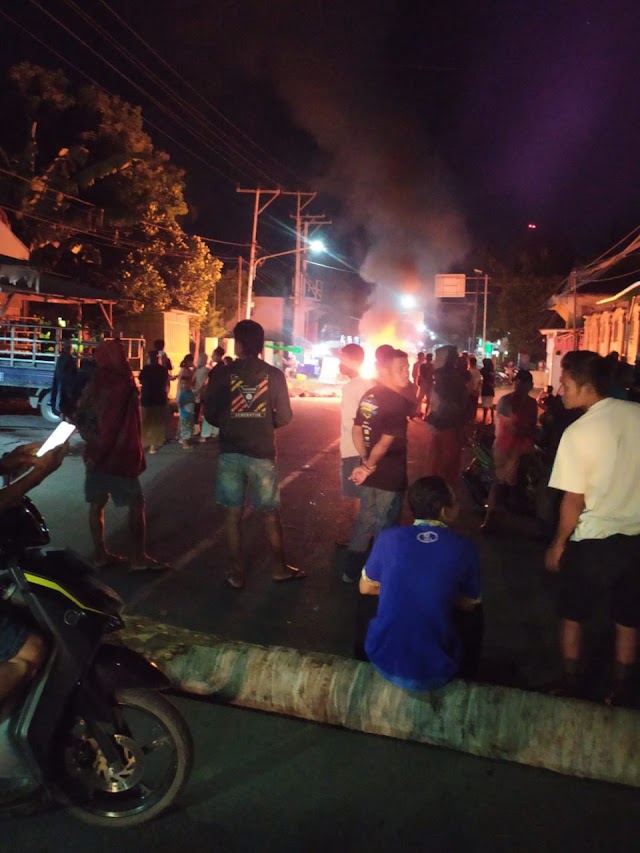 SEKELOMPOK WARGA KANDAI II KEMBALI BLOKIR JALAN