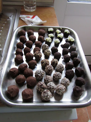 chocolate truffles handmade