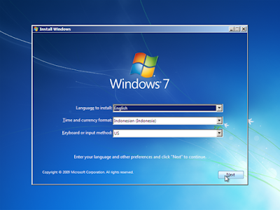 Cara Mudah Menginstall Windows 7 Lengkap dengan Gambar