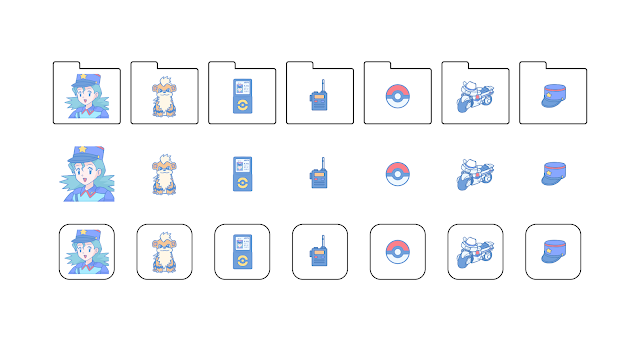 Pokemon Officer Jenny folder icon