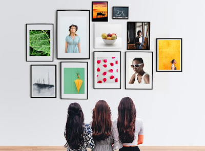 Wall Photo Frames Gallery PSD