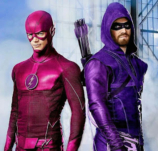 flash and arrow change suit color