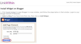 Tutorial Cara Pasang LinkWithin Di Blog