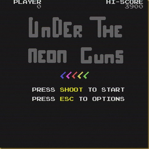 Under the neon guns