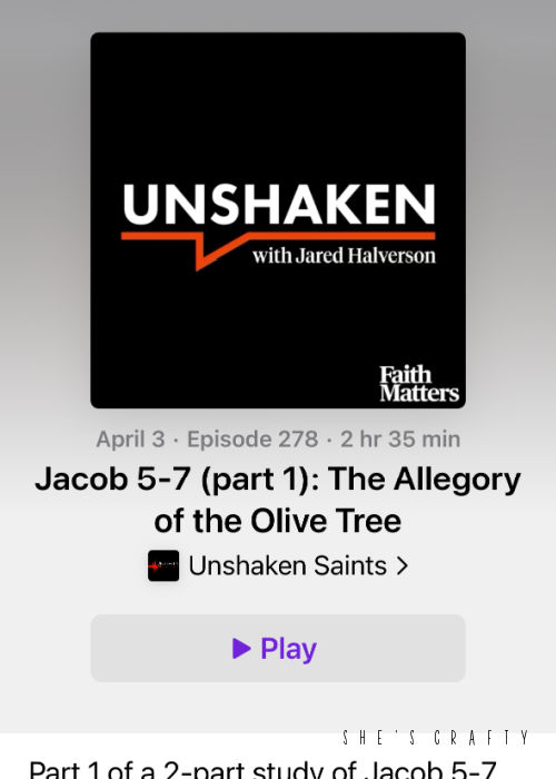 Unshaken Saints podcast on itunes.