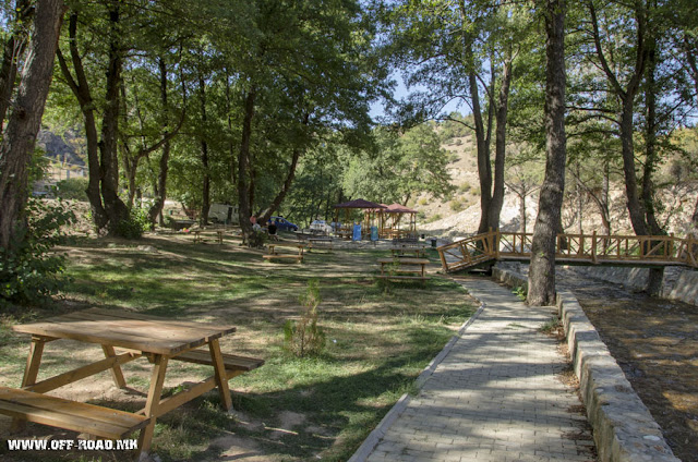 Konjarka picnic location near village Skochivir, Novaci Municipality