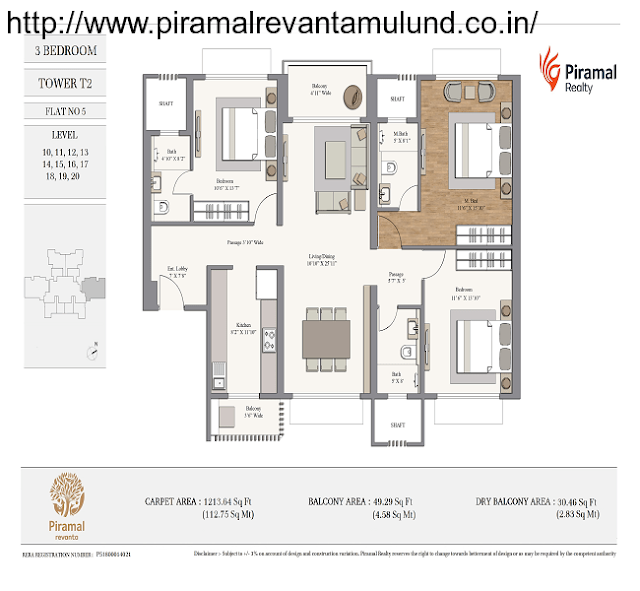 Piramal Revanta Floor plan - 1