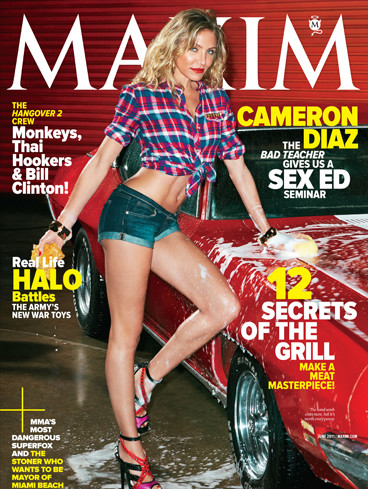 maxim cameron diaz 2011. Cameron Diaz is featured in