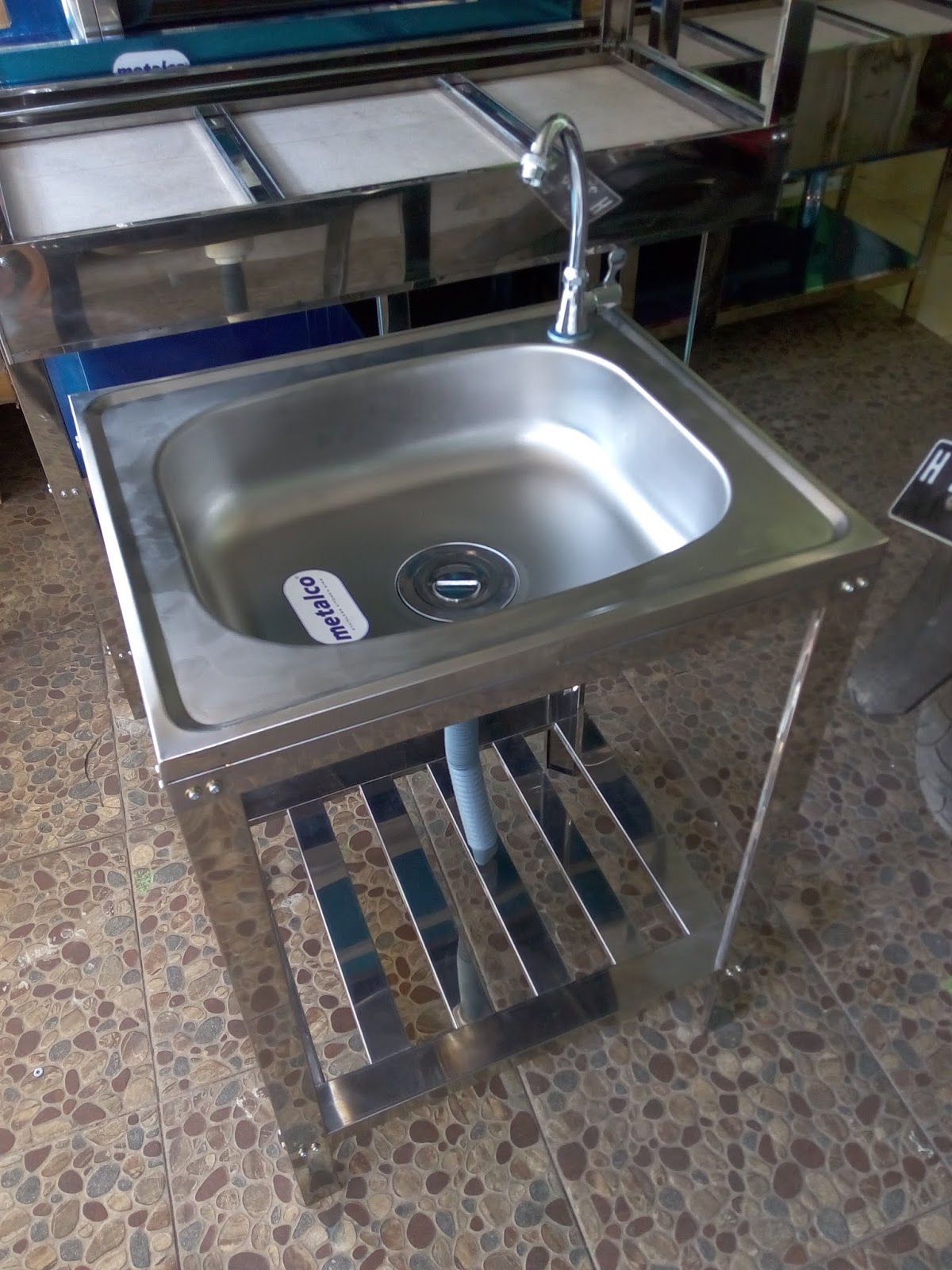 BAK CUCI PIRING KITCHEN SINK STAINLESS STEEL METALCO 