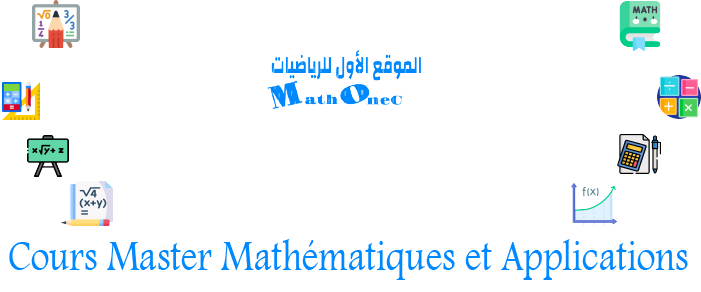 Cours Master Mathématiques et Applications