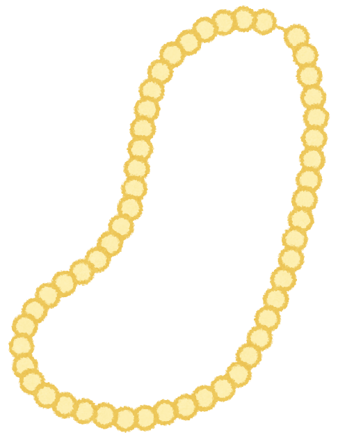 真珠のネックレスのイラスト かわいいフリー素材集 いらすとや