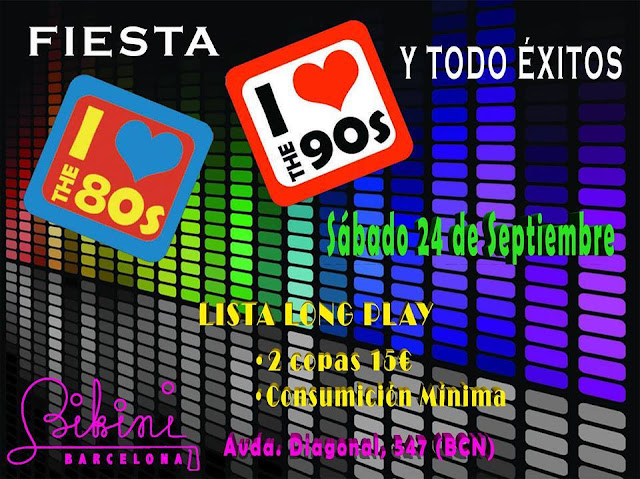 Flyer Fiesta 80, 90 y Todo Éxitos