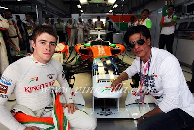 Sexy Showing Sachin Tendulkar and Shahrukh Khan at inaugural Indian Grand Prix Sexy