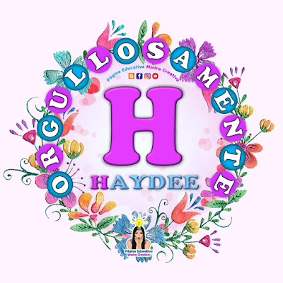 Nombre Haydee - Carteles para mujeres - Día de la mujer