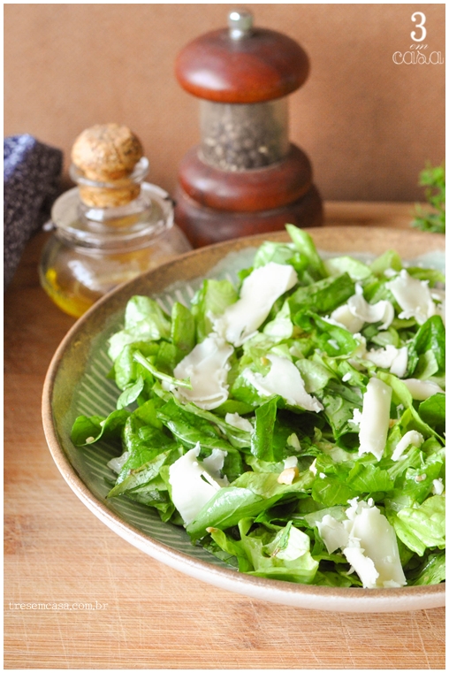 salada de folhas verdes receita