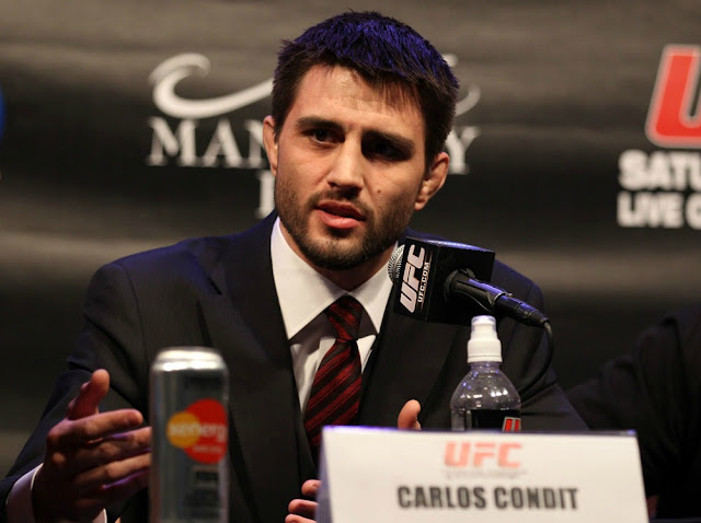 ufc mma welterweight fighter carlos condit press conference picture image 