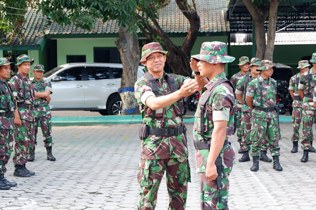 KodimKaranganyar - Kodim Karanganyar Pelihara Kedisiplinan Prajurit Melalui Latihan PPM