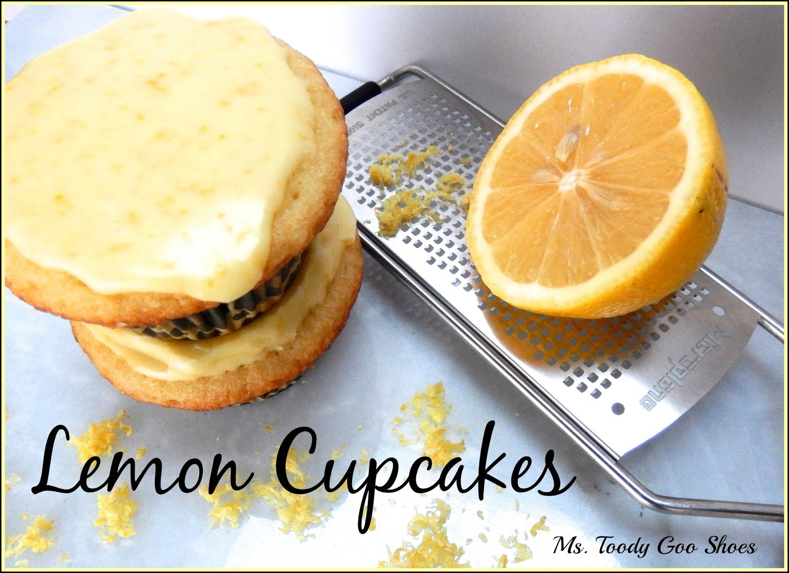 Lemon Cupcakes: Lemony goodness in every bite from #FlatBellyDiet Cookbook  ---Ms. Toody Goo Shoes.