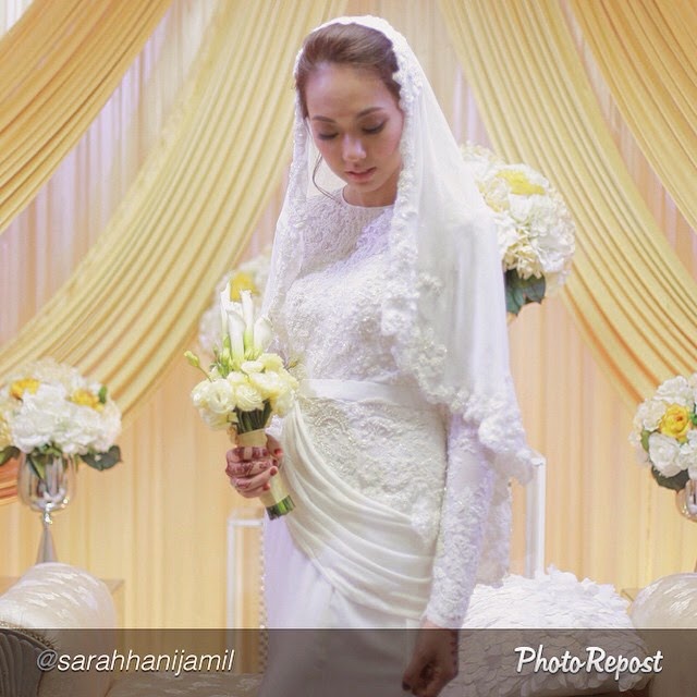 baju pengantin terkini 2015