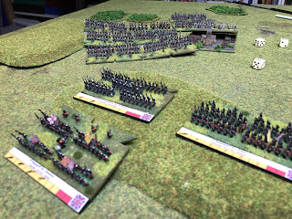 French fire forces the Allied units to swap positions 