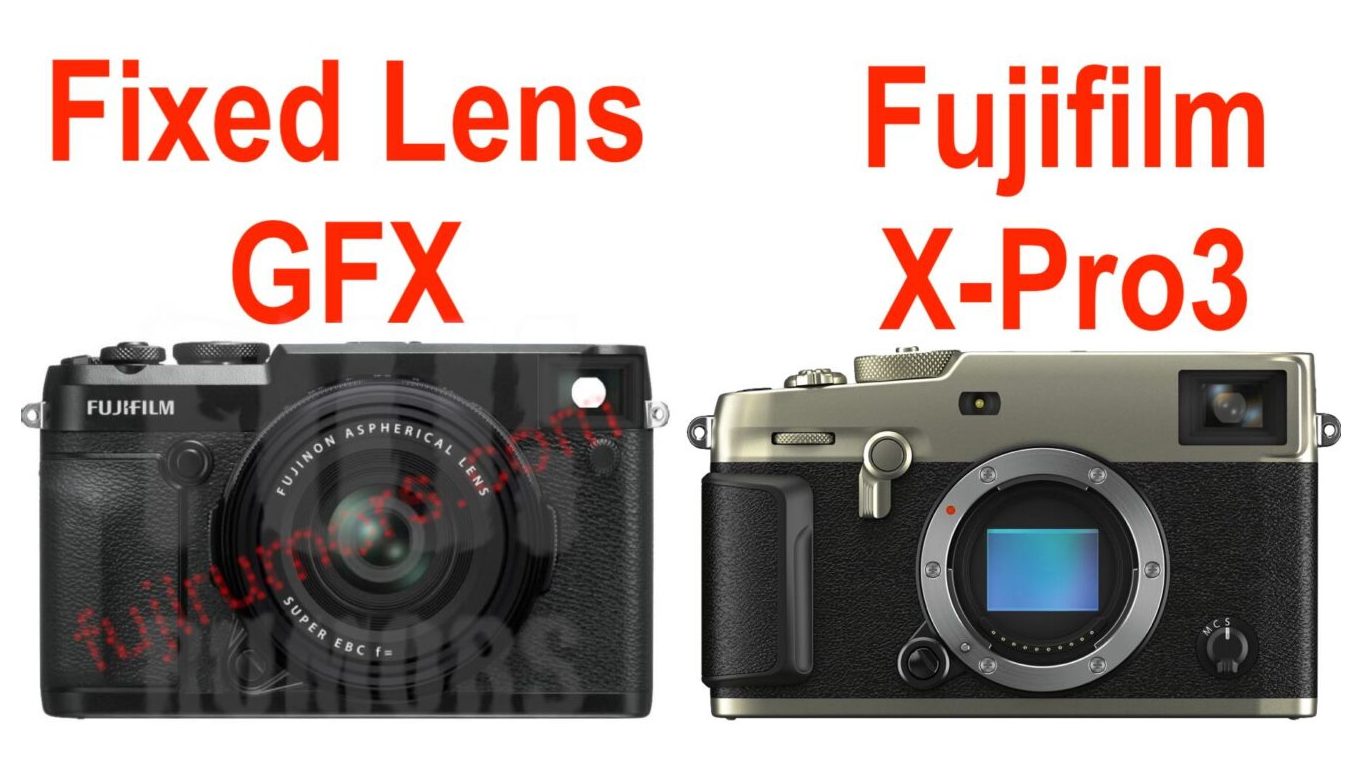 Сравнение габаритов среднеформатной однообъективной камеры Fujifilm и X-Pro3