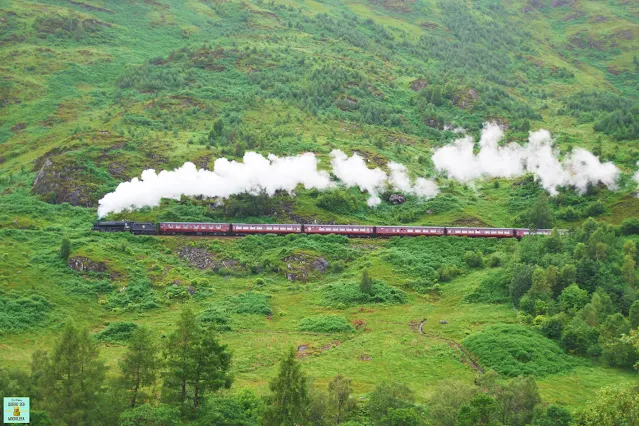 Tren Jacobite en Escocia