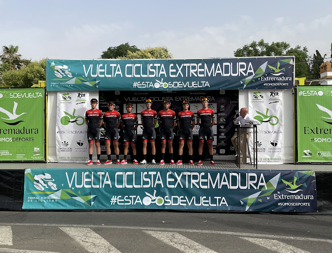El equipo Essax estuvo en la pelea de la Vuelta a Extremadura