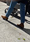 Western style suede boot