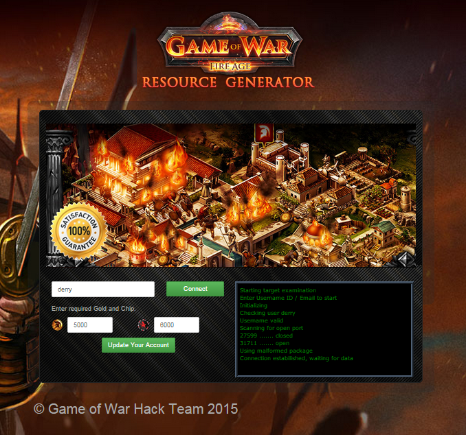 Game of War Fire Age Cheats Unlimited Gold Chip