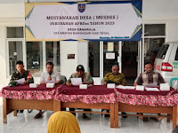 Babinsa Koramil Margasari Hadiri Rapat Musdes Dalam Rangka Perubahan APBDDes Tahun 2023