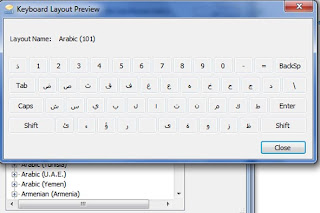 Install Keyboard/Language Arabic pada win Seven tanpa menggunakan CD Master