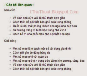 Hướng dẫn tạo bài viết liên quan cho blogspot