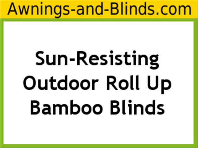 Bamboo Shades For Outside7