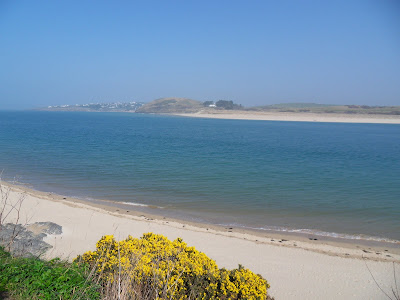 View from cliffs at Padstow, Cornwall