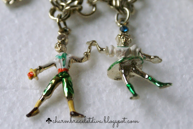 Vintage Ice Capades Charm Bracelet