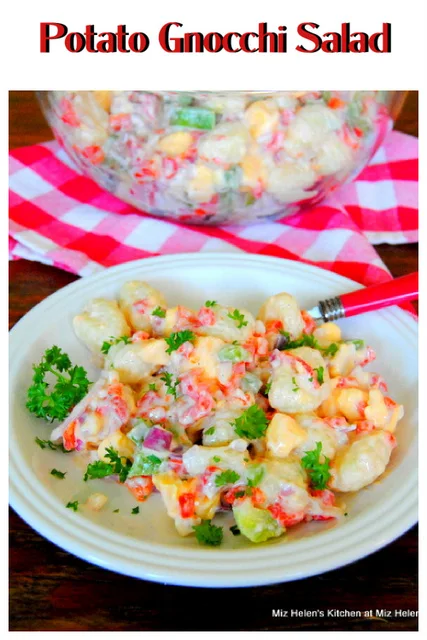 Potato Gnocchi Salad at Miz Helen's Country Cottage