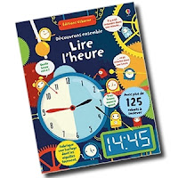 Lire l'heure horloge montre Maternelle Usborne cahier activité blog avis critique chronique