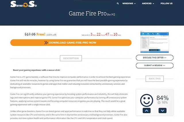 Masa berlaku Game Fire 6 Pro SharewareOnSale