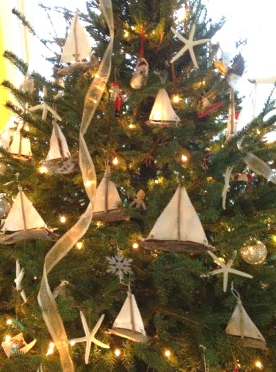  Christmas with darling Driftwood Sailboats by The Bay Creations