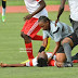Nigerian Female Referee Saves Footballer From Death During Match {photos}