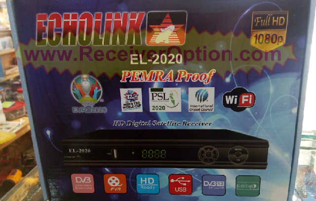 ECHOLINK EL-2020 PEMRA PROOF HD RECEIVER NEW SOFTWARE