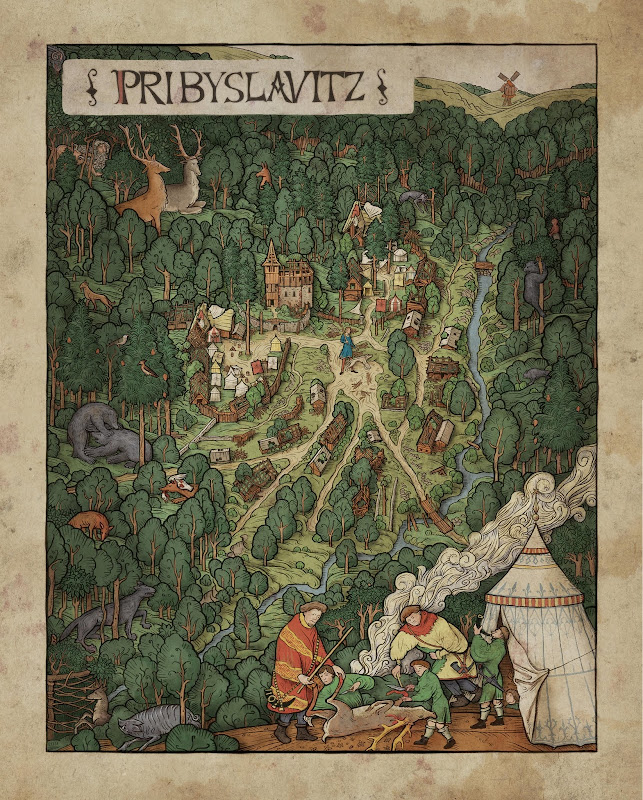 Kingdom Come: Deliverance Pribyslavitz Village Map