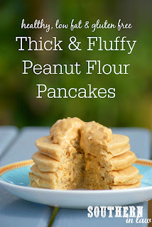 Healthy Thick and Fluffy Peanut Flour Pancakes Recipe