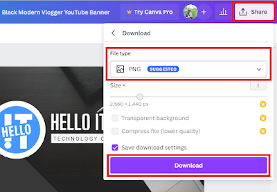 Cara Buat Banner Youtube Gratis dan Keren di Canva