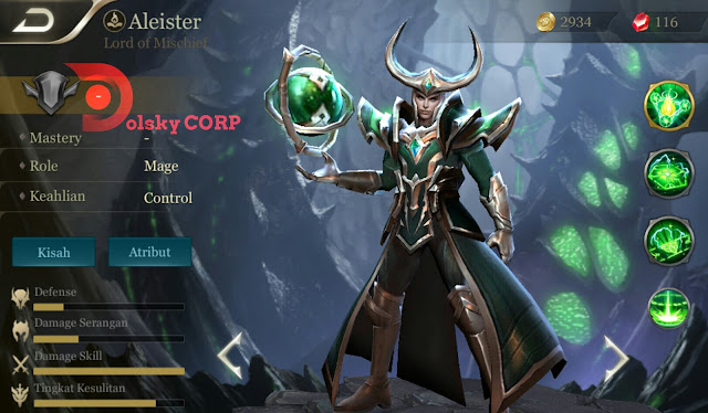 Arena of Valor : Hero Aleister ( Lord of Mischief ) High Damage Builds Set up Gear