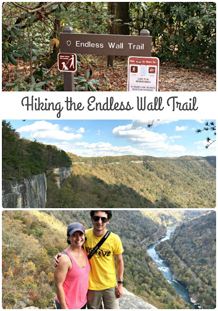 Hugging the rim of the New River Gorge for about 2 miles, the Endless Wall Trail in West Virginia provides hikers with breathtaking vistas by way of its many rocky overlooks and steep cliffs.