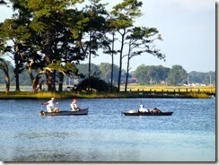 Jon boat and kayak